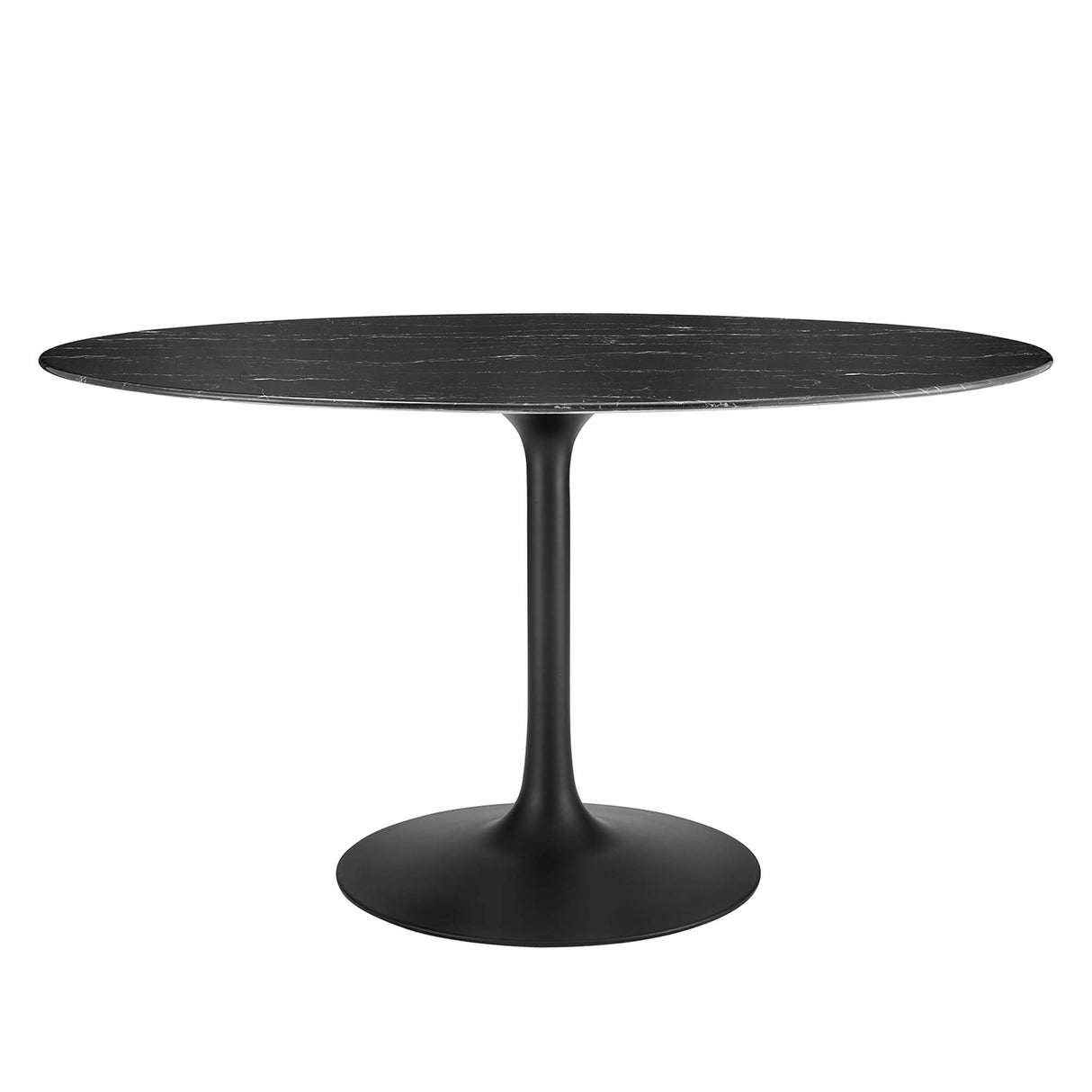 Lippa 54" Oval Faux Marble Dining Table by Modway