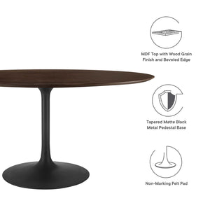 Lippa 60" Oval Wood Dining Table by Modway