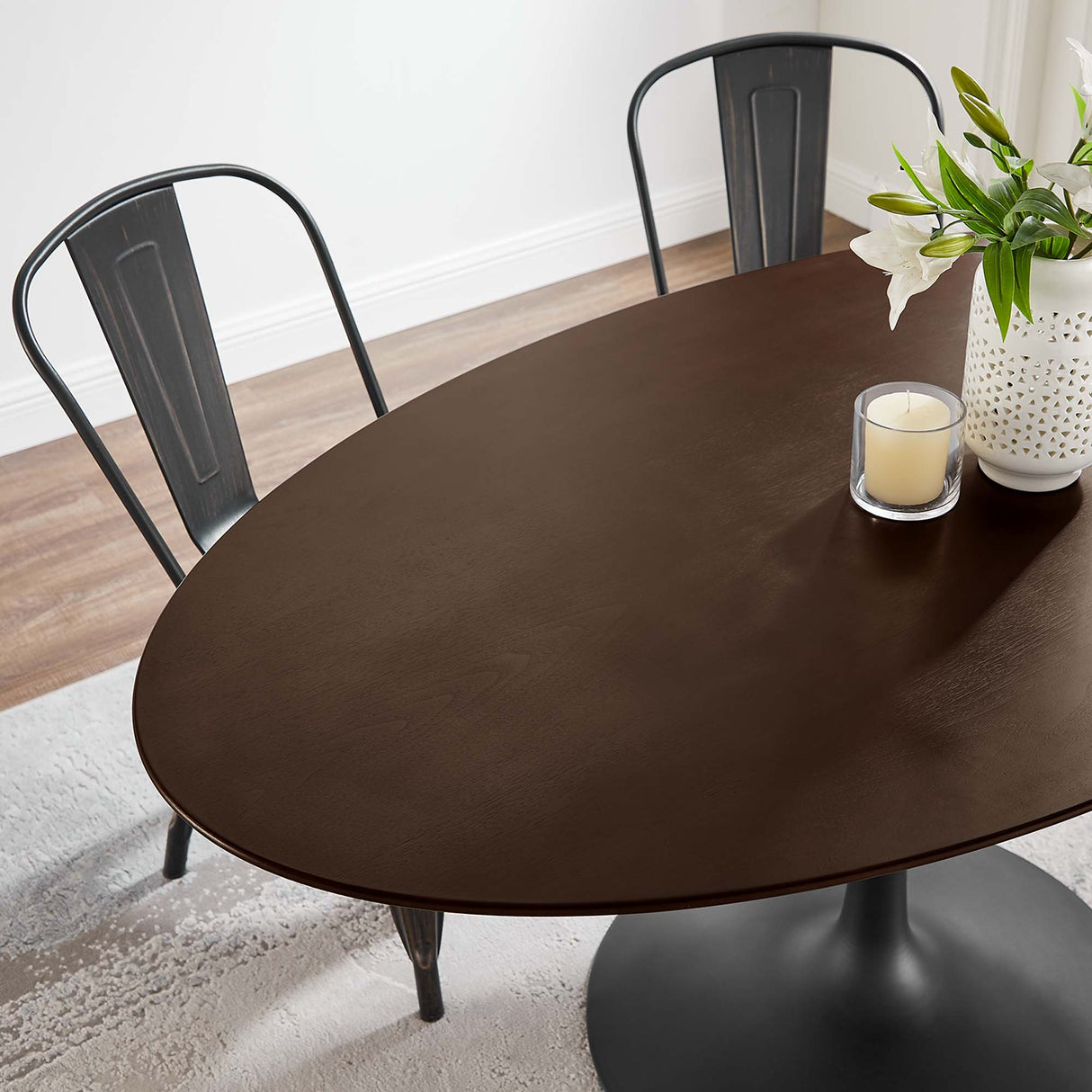 Lippa 60" Oval Wood Dining Table by Modway