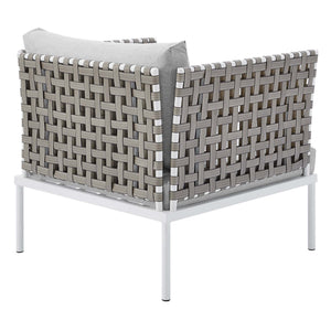 Harmony Sunbrella Basket Weave Outdoor Patio Aluminum Armchair by Modway