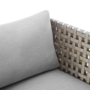 Harmony Sunbrella Basket Weave Outdoor Patio Aluminum Armchair by Modway