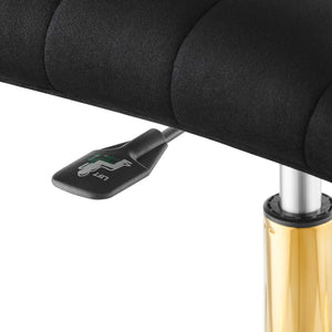 Ripple Armless Performance Velvet Office Chair by Modway