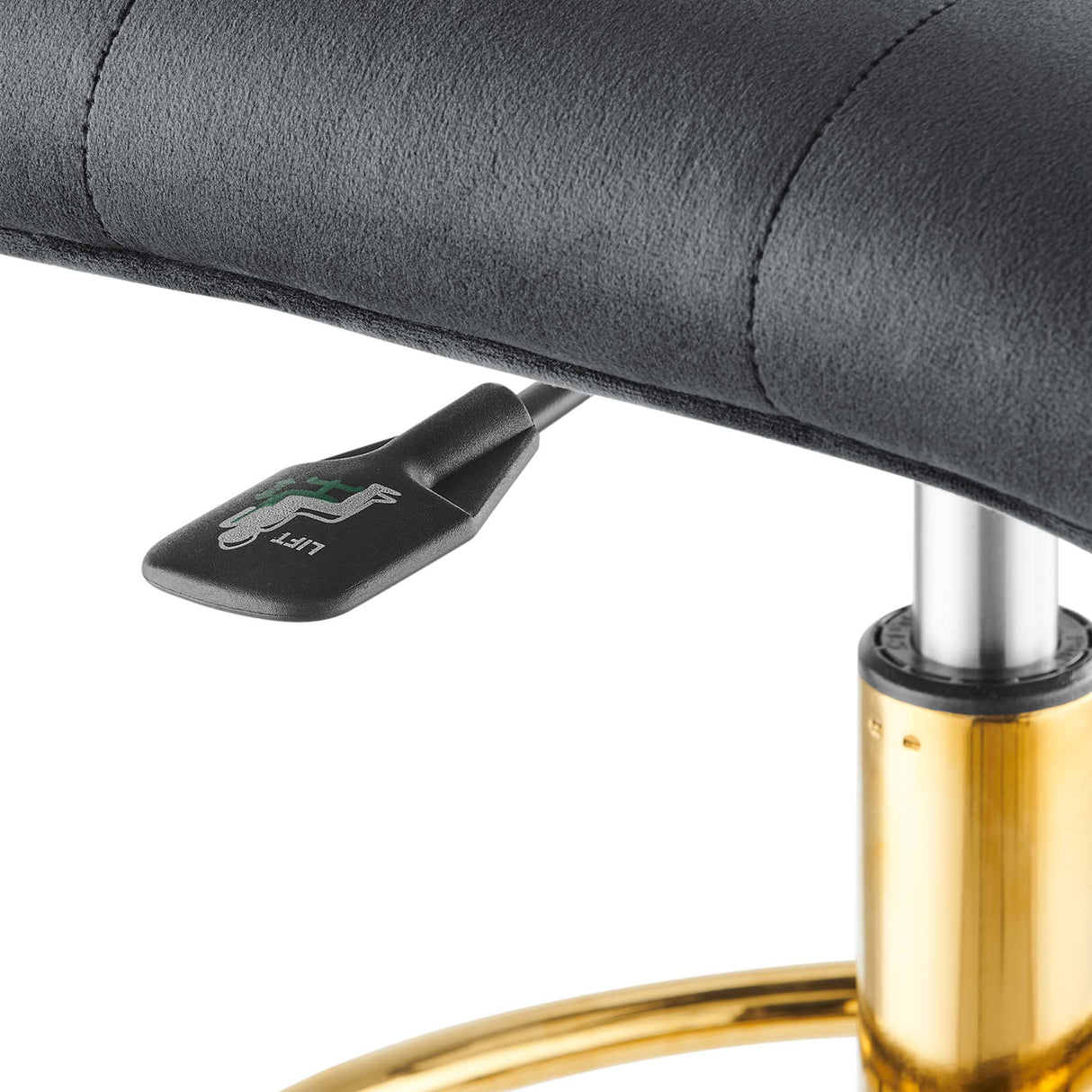 Prim Armless Performance Velvet Drafting Chair by Modway