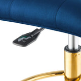 Prim Armless Performance Velvet Drafting Chair by Modway