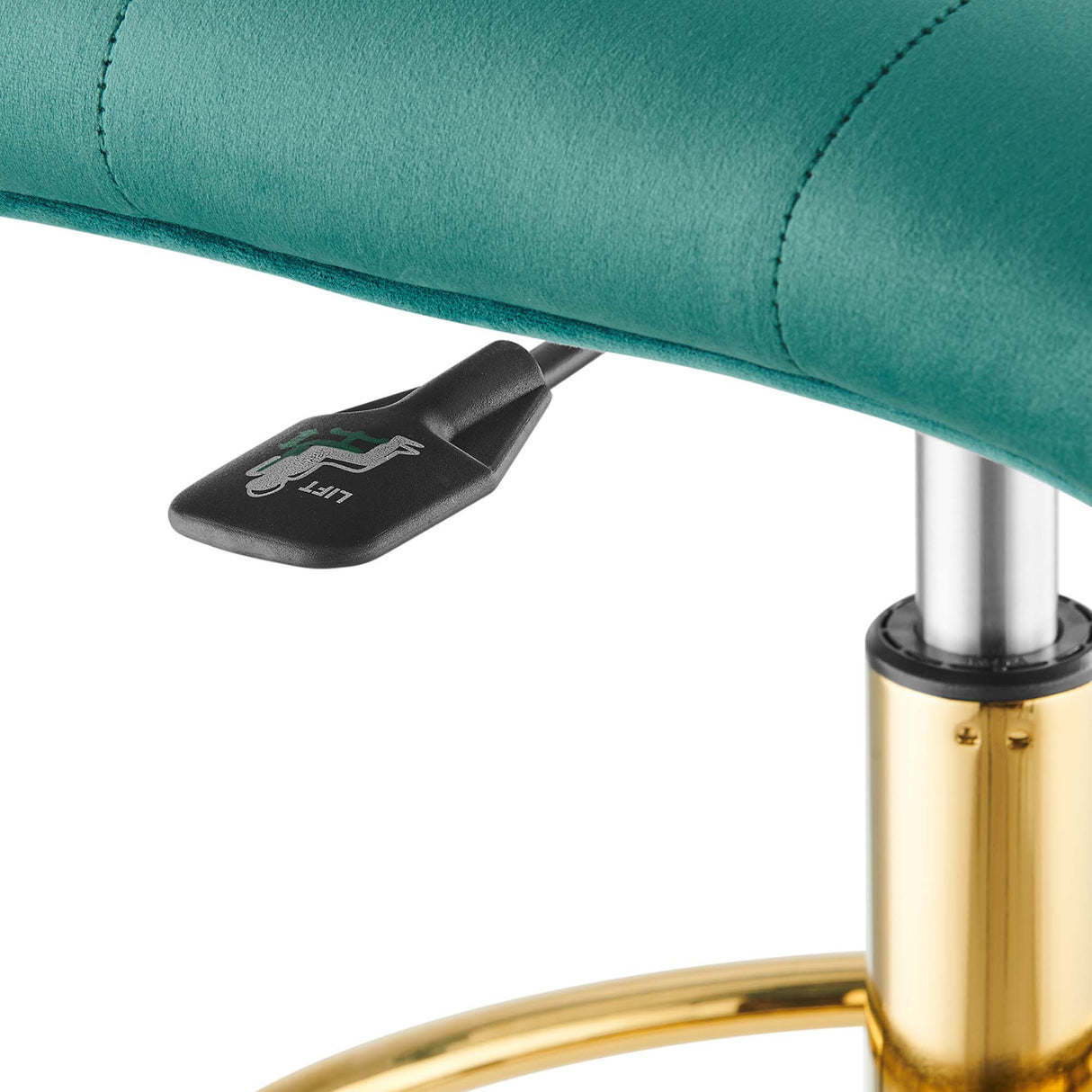 Prim Armless Performance Velvet Drafting Chair by Modway