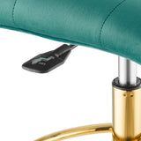 Prim Armless Performance Velvet Drafting Chair by Modway