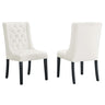Baronet Performance Velvet Dining Chairs Set of 2 by Modway
