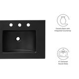 Cayman 48" Double Basin Bathroom Sink by Modway