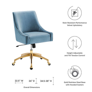 Discern Performance Velvet Office Chair by Modway
