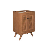 Birdie 24" Teak Wood Bathroom Vanity Cabinet (Sink Basin Not Included) by Modway