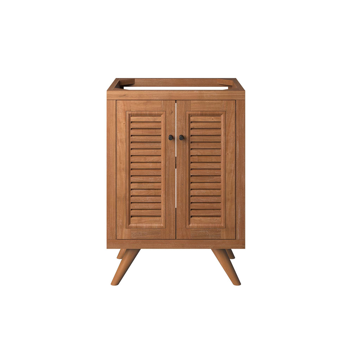 Birdie 24" Teak Wood Bathroom Vanity Cabinet (Sink Basin Not Included) by Modway