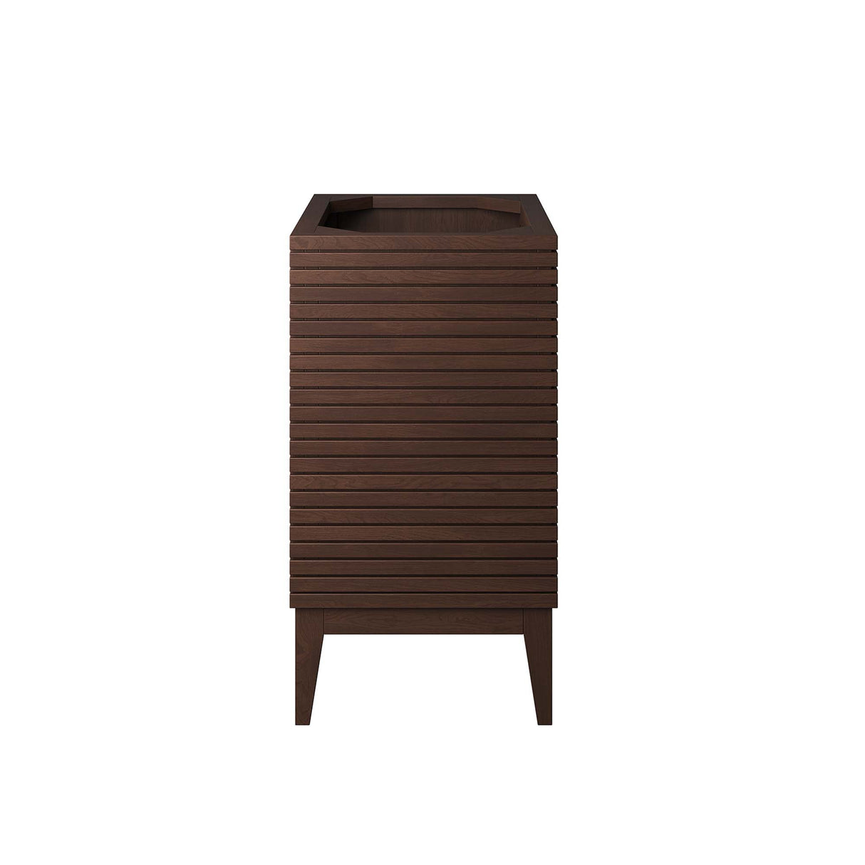 Ledger 24" Walnut Wood Bathroom Vanity Cabinet by Modway