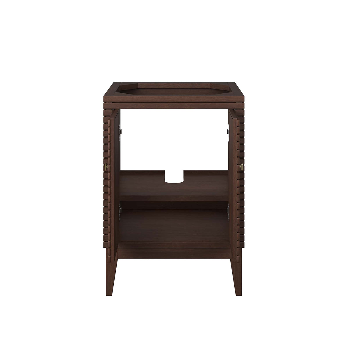 Ledger 24" Walnut Wood Bathroom Vanity Cabinet by Modway