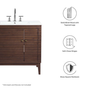 Ledger 36" Wood Bathroom Vanity Cabinet by Modway