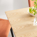 Lippa 24" Square Wood Dining Table by Modway