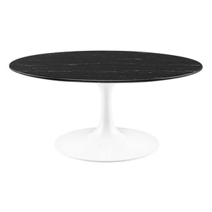 Lippa 36" Round Faux Marble Coffee Table by Modway