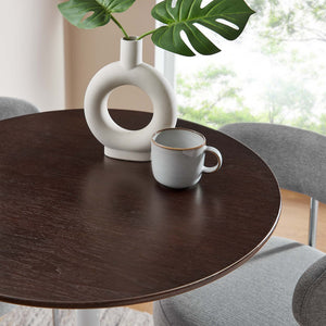 Lippa 28" Round Wood Bar Table by Modway