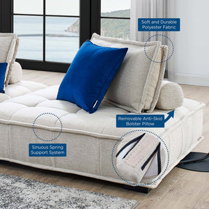 Saunter 2-Piece Tufted Fabric Loveseat by Modway