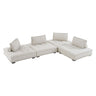 Saunter 4-Piece Tufted Fabric Sectional Sofa by Modway