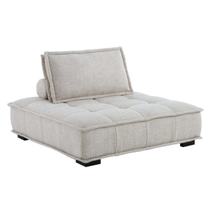 Saunter 4-Piece Tufted Fabric Sectional Sofa by Modway