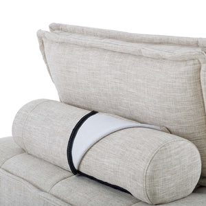 Saunter 5-Piece Tufted Fabric Sectional Sofa by Modway