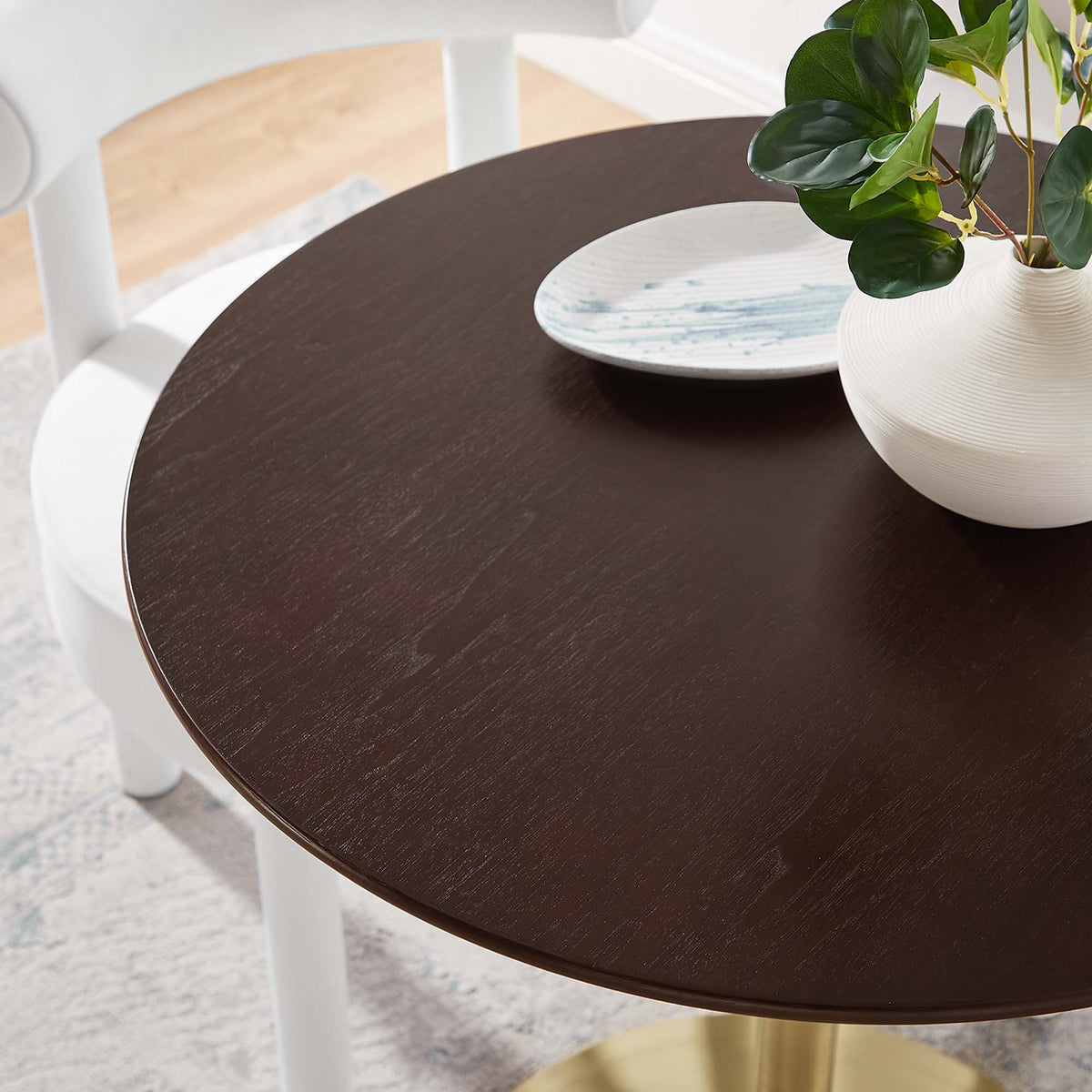 Lippa 28" Round Wood Dining Table by Modway