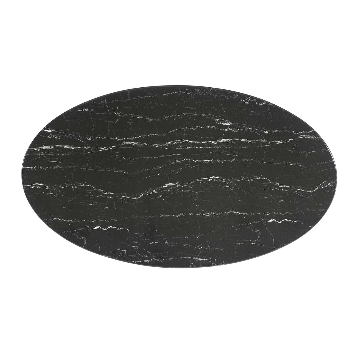 Lippa 54" Oval Faux Marble Dining Table by Modway