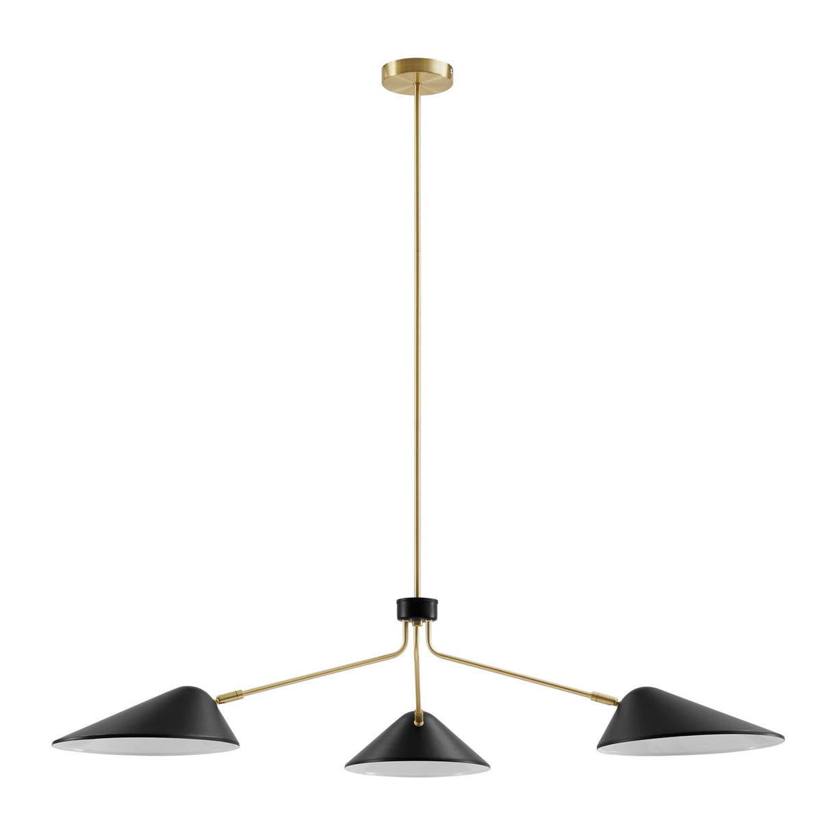 Journey 3-Light 14" Arm Pendant by Modway