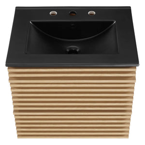 Render 24" Wall-Mount Bathroom Vanity by Modway