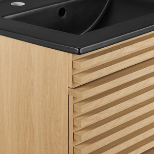 Render 24" Wall-Mount Bathroom Vanity by Modway