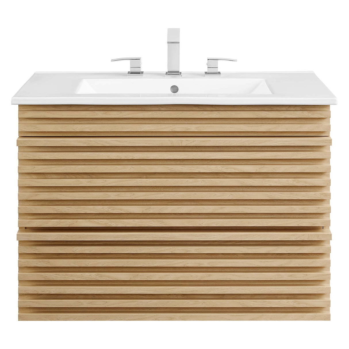 Render 30" Wall-Mount Bathroom Vanity by Modway