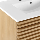 Render 30" Wall-Mount Bathroom Vanity by Modway