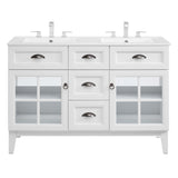 Isle 48" Double Bathroom Vanity Cabinet by Modway