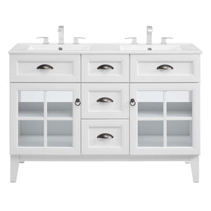 Isle 48" Double Bathroom Vanity Cabinet by Modway