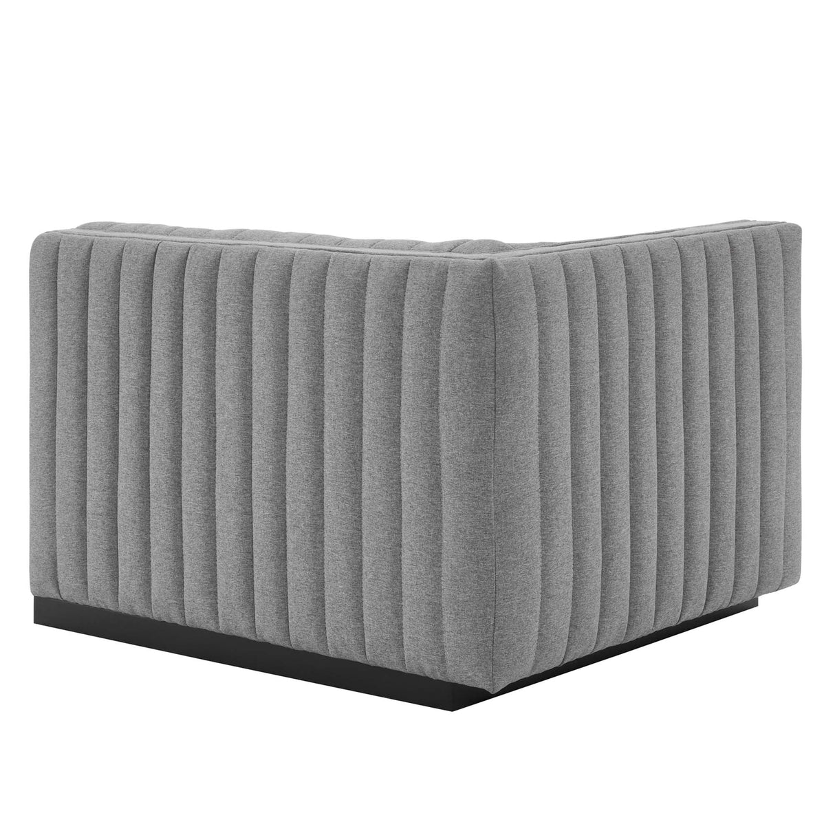 Conjure Channel Tufted Upholstered Fabric Left-Arm Chair by Modway
