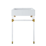 Redeem 24" Acrylic Wall-Mount Bathroom Vanity by Modway