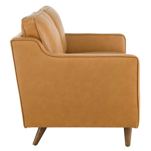 Impart Genuine Leather Loveseat by Modway