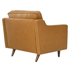 Impart Genuine Leather Armchair by Modway