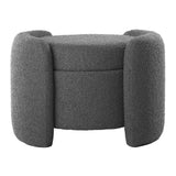Nebula Boucle Upholstered Ottoman by Modway