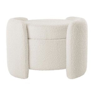 Nebula Boucle Upholstered Ottoman by Modway