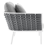 Stance Outdoor Patio Aluminum Left-Facing Armchair by Modway
