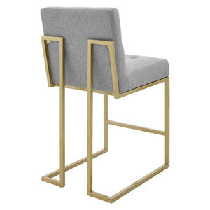 Privy Upholstered Fabric Counter Stool Set of 2 by Modway