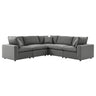 Commix 5-Piece Outdoor Patio Sectional Sofa by Modway