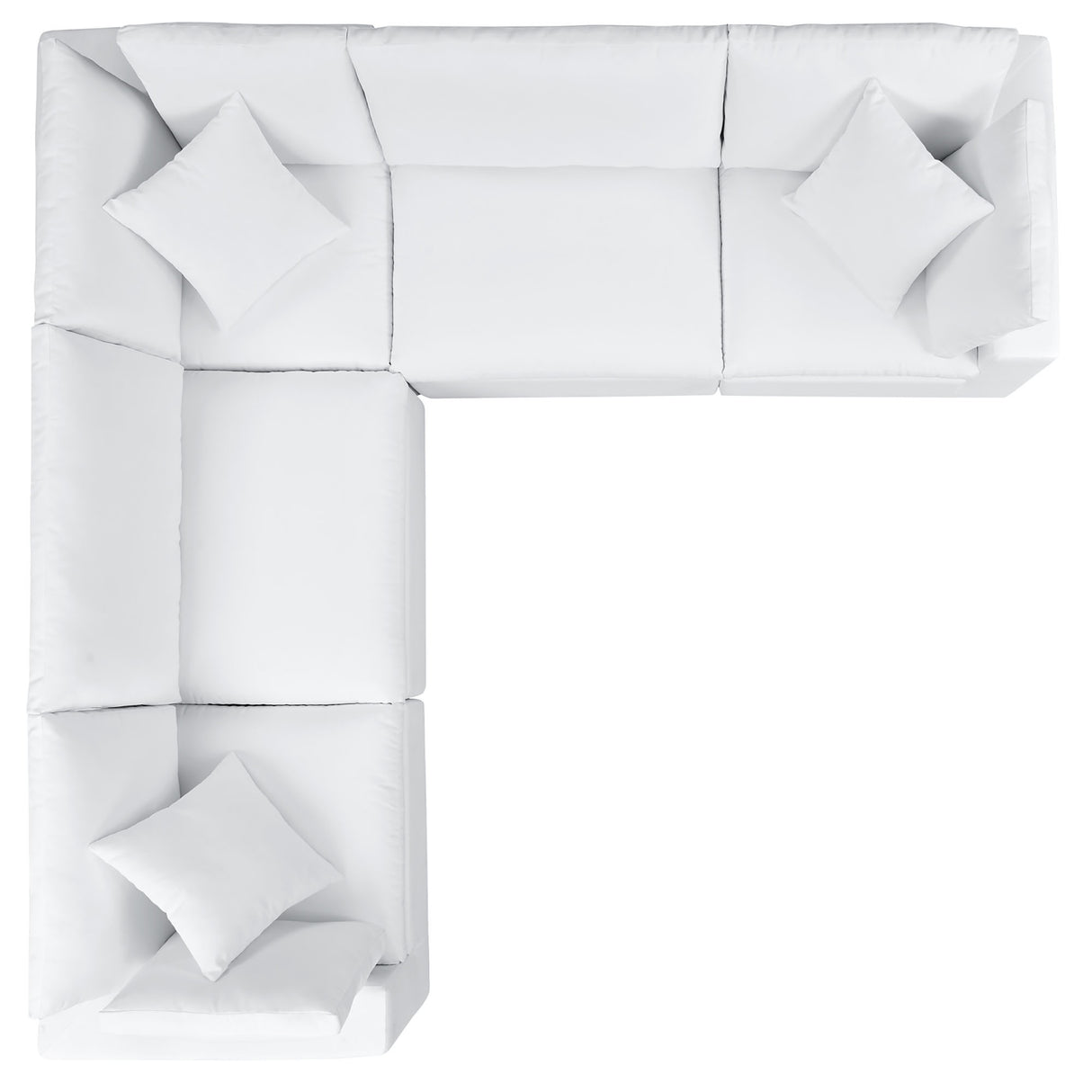 Commix 5-Piece Sunbrella Outdoor Patio Sectional Sofa by Modway