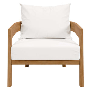 Brisbane Teak Wood Outdoor Patio Armchair by Modway