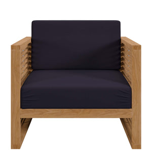 Carlsbad Teak Wood Outdoor Patio Armchair by Modway