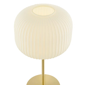 Reprise Glass Sphere Glass and Metal Table Lamp by Modway