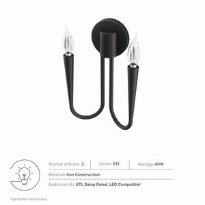 Penrose 2-Light Wall Sconce by Modway