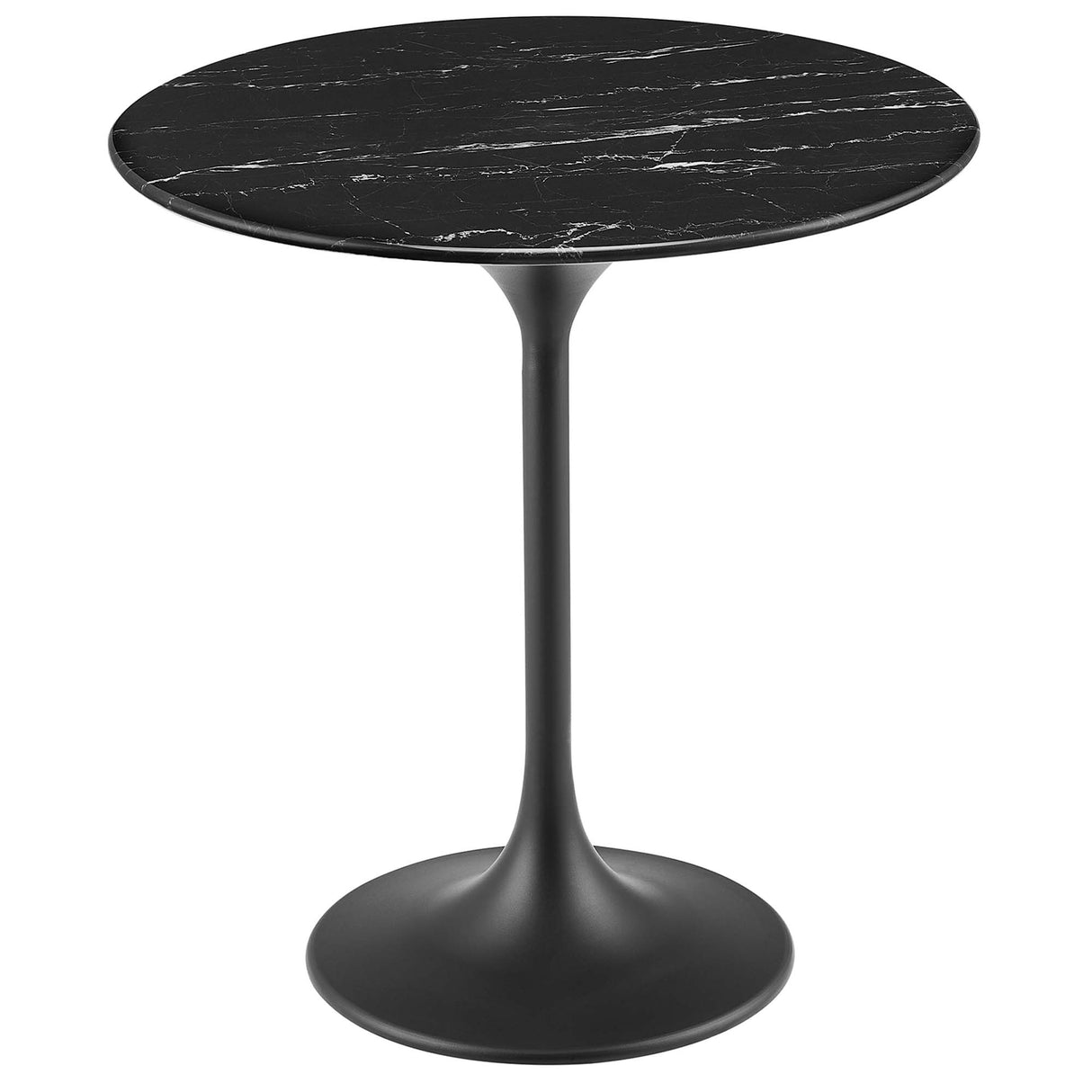 Lippa 20" Round Faux Marble Side Table by Modway