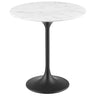 Lippa 20" Round Faux Marble Side Table by Modway